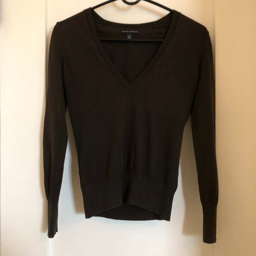 Banana Republic Black V Neck Sweater